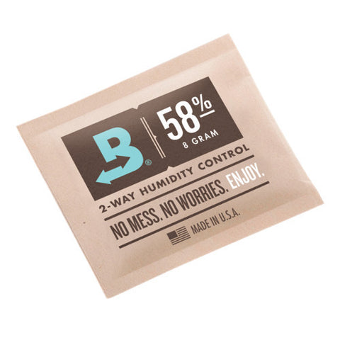 mycigarorder.com Boveda 58% RH 2-Way Humidity Control (1x 8 Gram pack)