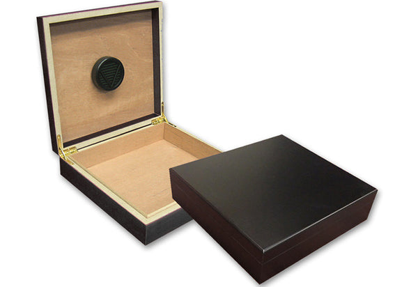 mycigarorder.com  Prestige Chateau Cigar Humidor - Black - 20 Cigar Capacity