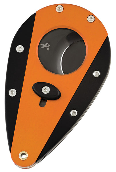 mycigarorder.com XIKAR Xi1 Cigar "12th Man" Cutter - Orange with Black Wings and Blade 102ORBK my cigar order