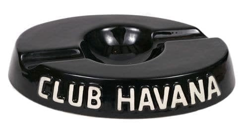 mycigarorder.com Havana Club Cigar Collection – El Socio Double Cigar Ashtray – Black