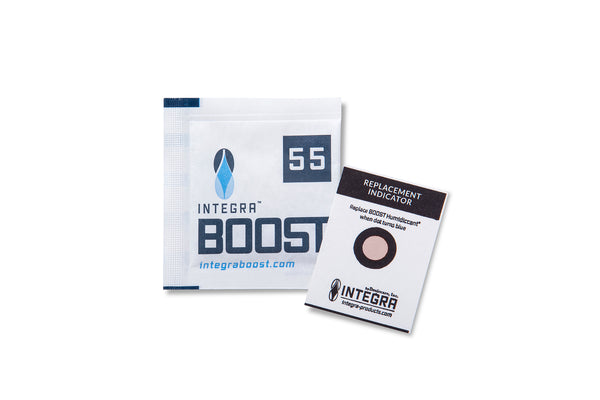 Products Integra Boost 55% Humidity Control Regulator Pack 1x 8g Factory Wrapped (Boveda Alternative) mycigarorder.co.uk mycigarorder.com