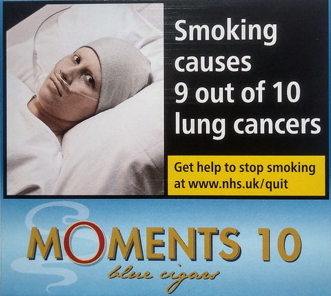 Products Moments Blue Miniature - Pack of 10 Cigarillos mycigarorder.com mycigarorder.co.uk cheap