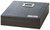 Pierre Cardin 10 Cigar Travel Humidor - Black - PC-15