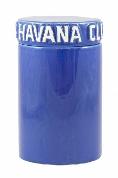 Havana Club Cigar Collection – Tinaja Ceramic Jar Humidor - Gitane Blue mycigarorder .uk .com