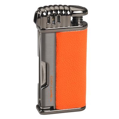 mycigarorder.com Vertigo Lotus Puffer Pipe Lighter Orange - Horizontal Flame and Pipe Tools