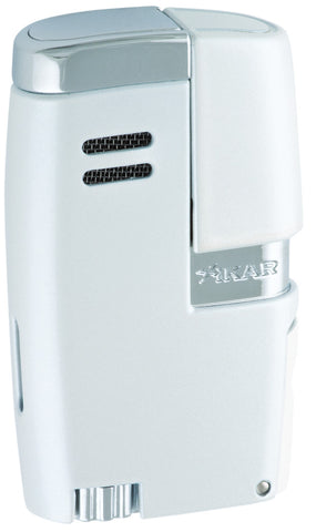 mycigarorder.com XIKAR Vitara Double Jet Cigar Lighter - White - 552WH
