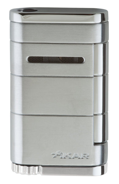 mycigarorder.com XIKAR Allume Single Jet Lighter - Steel Silver - 531SL