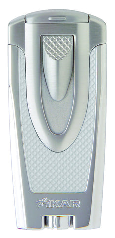 mycigarorder.com XIKAR Axia Double Flame Cigar Lighter -  White - 540WH