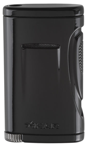 mycigarorder.com XIKAR Xidris Single Jet Cigar Lighter - Jet Black - 541BK