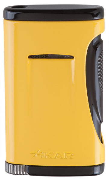 mycigarorder.com XIKAR Xidris Single Jet Cigar Lighter - Canary Yellow - 541YL