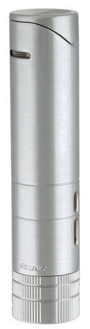 mycigarorder.com XIKAR Turrim 5x64 Double Torch Cigar Lighter - Silver - 564SL