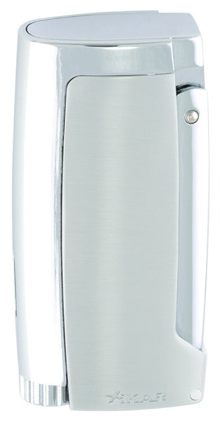 mycigarorder.com XIKAR Pulsar Triple Torch Cigar Lighter with punch - Silver - 567SL
