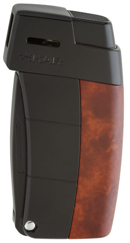mycigarorder.com XIKAR Resource Pipe Lighter II - Amboina Burl - Soft Flame - 585ABBK