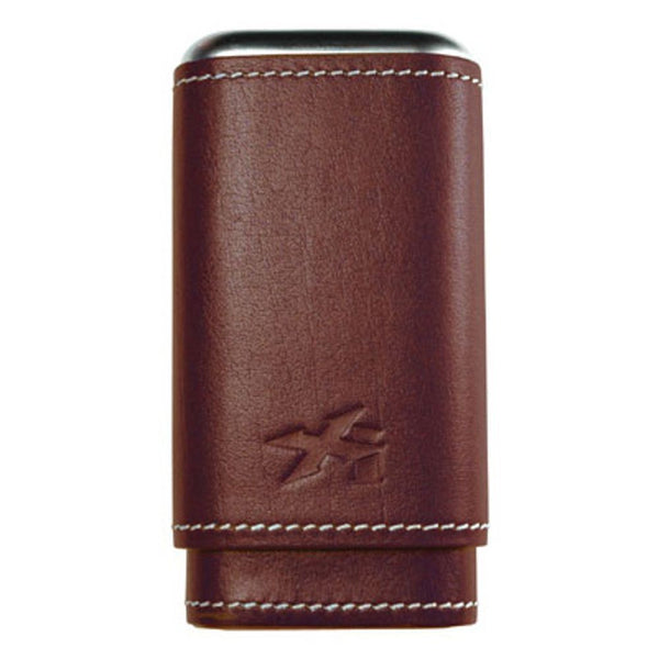 XIKAR Envoy Leather Cigar Case - Triple - Cognac - 243CN