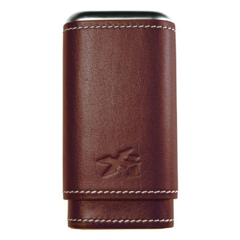 XIKAR Envoy Leather Cigar Case - Triple - Cognac - 243CN