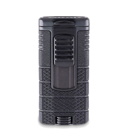 Products Xikar Tactical Triple Jet Flame Cigar Lighter - Black - 553BK2 mycigarorder.com mycigarorder.co.uk