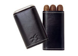 XIKAR Envoy Leather Cigar Case - Triple - Black - 243BK