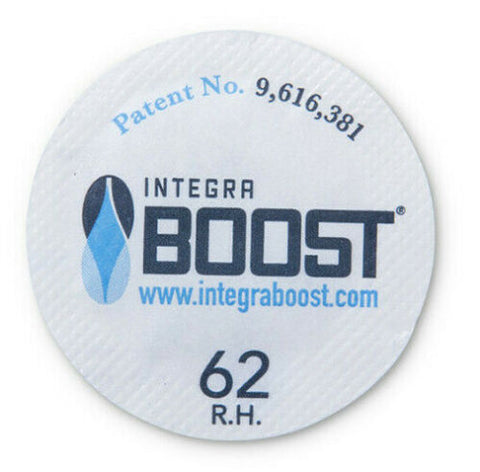 Integra Boost 2 Way Humidity Control Regulator - 62% 37mm round x10 mycigarorder.com mycigarorder.co.uk
