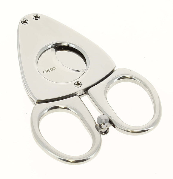 mycigarorder.com UK Credo Synchro Cigar Cutter - Stainless Steel